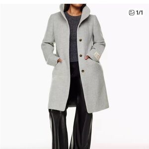 Wilfred Soft Gray Trench Coat